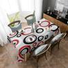 Circle Abstract Geometry Tablecloth Holiday Decor Waterproof Rectangular Tablecloths Wedding Decor Table Cover