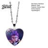 Cute Heart Pendant Korean Pop Hunters Necklace Anime Merchandise Skin-friendly