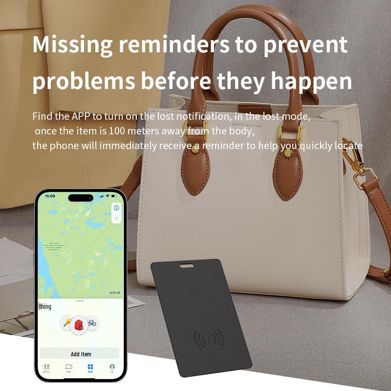 Wireless Charging Wallet with Global Positioning and Anti-Lost Tracker for Suitcases