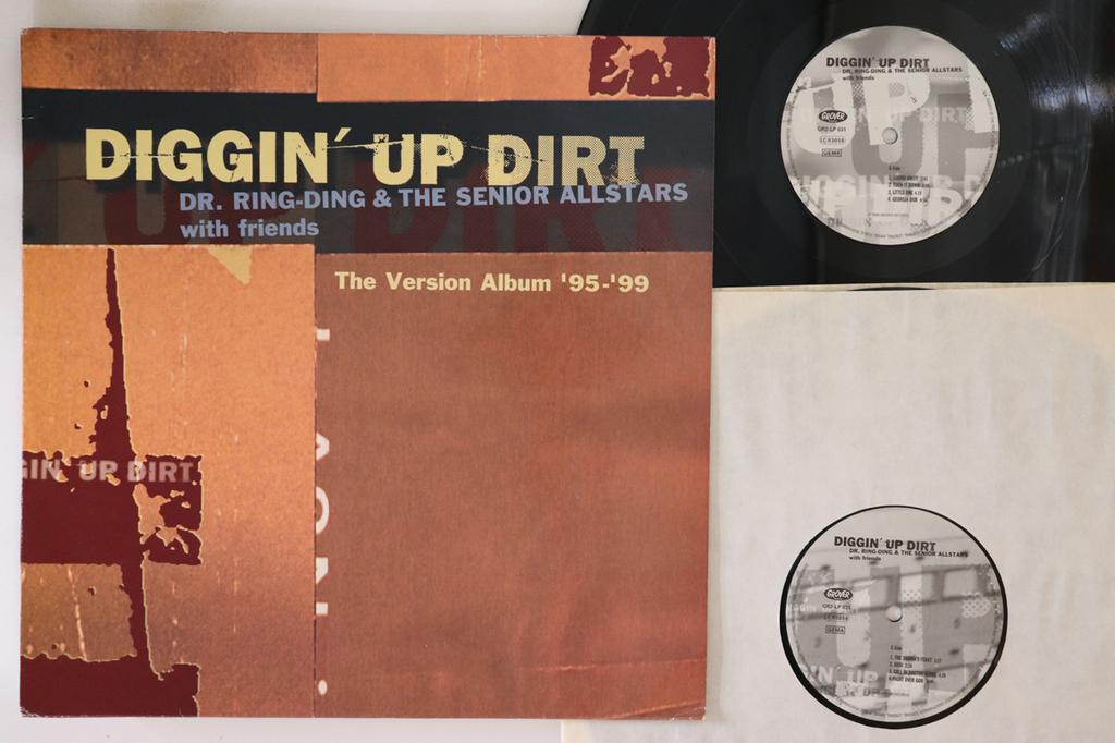 LP Record DR. RING-DING & THE SENIOR ALLSTARS - Diggin' Up Dirt (The Version Album  GR2LP031 GROVER 1999 Germany Reggae, Ska & Dub Used
