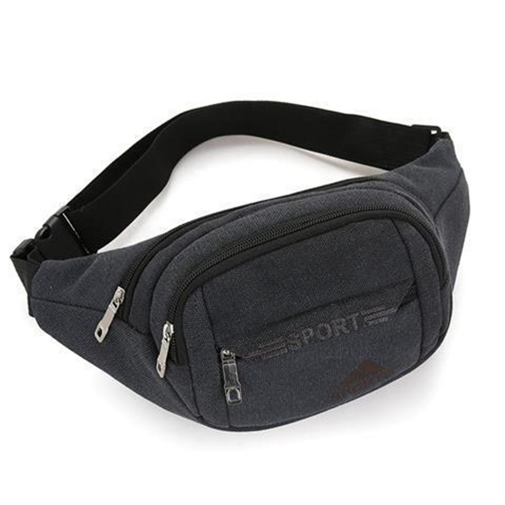 Outdoor Multi-Layer Zipper Waist Bag for Running Hiking Travel