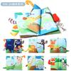 Source 21 0-3 Year Old Baby Cloth Book Animal Tail Cloth Book Early Education Fun Mirror Desk Calendar Cloth Book Toy