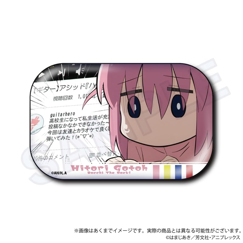 Bocchi the Goto Hitori Collection Square Can Badge Box Rock! 6-Piece