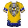 Sommer Afrikanische Dashiki T-Shirts Vintage 3D Druck Damen Herren Rundhals Kurzarm T-Shirt Tees Harajuku Y2K Top Unisex Kleidung