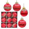 Christmas Tree Ornaments Satin Christmas Ball Ornaments Luxury For Xmas Holiday Party Indoor Decorations - 8cm 3.15inch Pac M4O6