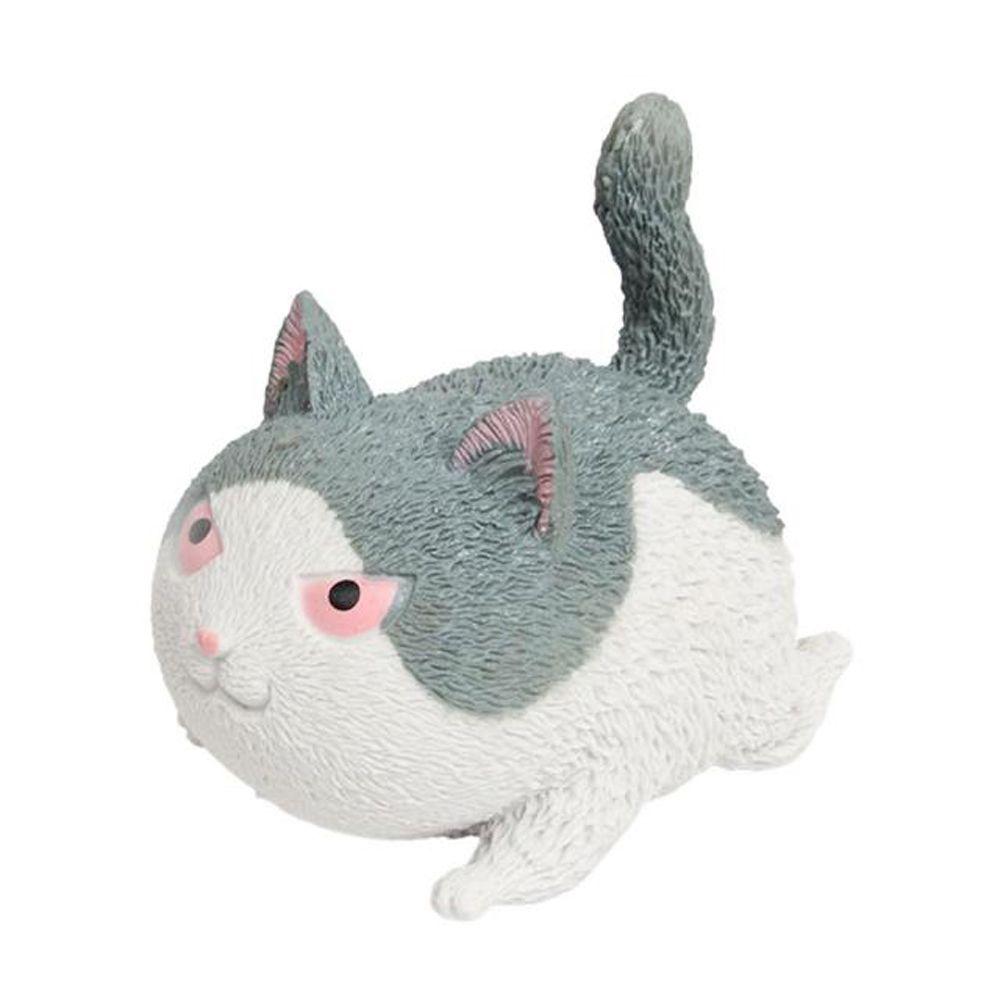 Cat Mini Animals Cat-shape Fidget Cat Toys Stress Relief Balls Squeeze Cat Toy Squeeze Animals grey large