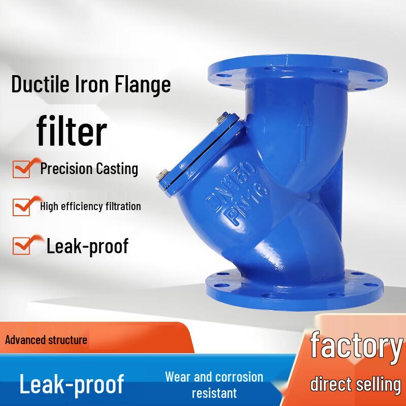 Ductile Iron Y-Type Flange Strainer Filter