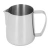 Milk Frothing Pitcher Thickened Stainless Steel Tip Mouth Milk Frother Cup Milk Steaming Pitcher 450ml Silver