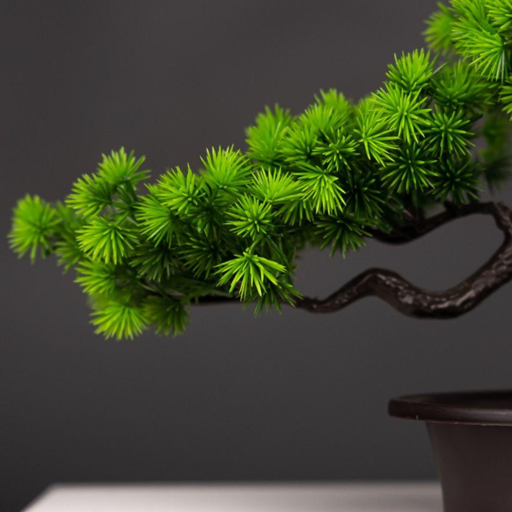 Handmade Simulation Pine Tree Plastic Artificial Bonsai Plants  Bedroom