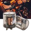 Weatherproof Motorcycle Flashing Indicator Safety Light Clear Housing Impact Resistant Design Quick Snap On Mounting