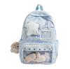 Schoolbag two-dimensional yuan niche design pain bag schoolbag girls Japanese college stars students lightweight backpack cute backpack