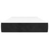 VidaXL Pocket Spring Bed Mattress Black 90x210 Cm Thickness 20 Cm Velvet,mattress,bed Mattress,divan Mattress,