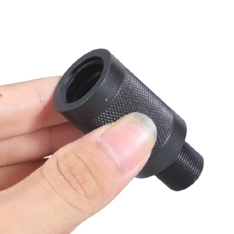 Corrosion Resistant Aluminum Alloy Threaded Rod Adapter for Microphone Mount 3/4-5 Female to 5/8-27 Male Interfaces