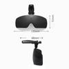 Non-Polarized Clip On Sunglasses for Men Night Vision Polarized Hat Visors Clips Hat Clip On Adjustable Eyeglasses Men's Fishing Cycling Golf Eyewear