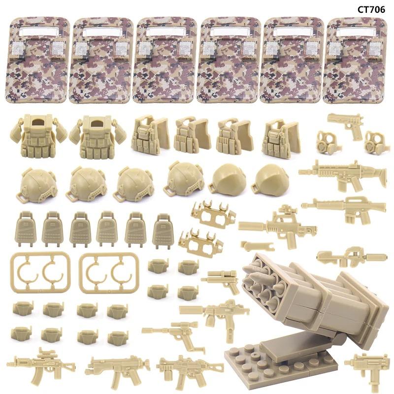 WWW2 Military Building Block 88mm Flak Gun Cannon  Weapons Figure Soldier Machine Gun Mecha Infantry Artillery Mortar Toys K053