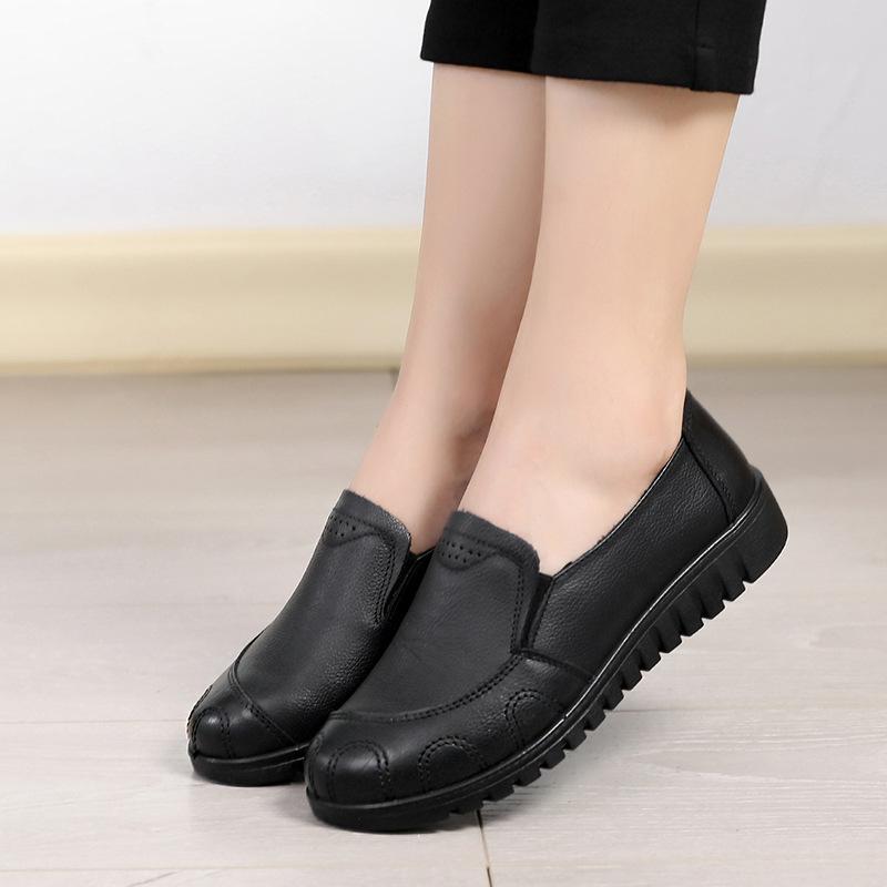 New Style of Shoes, Single, Flat, Soft-soled and Durable Women's Shoes for The Elderly