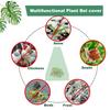 Garden Cloches Reusable Plant Cloches Transparent Bell Jar Covers for Protecting Plants Seedlings from Sun Frost Snails Birds
