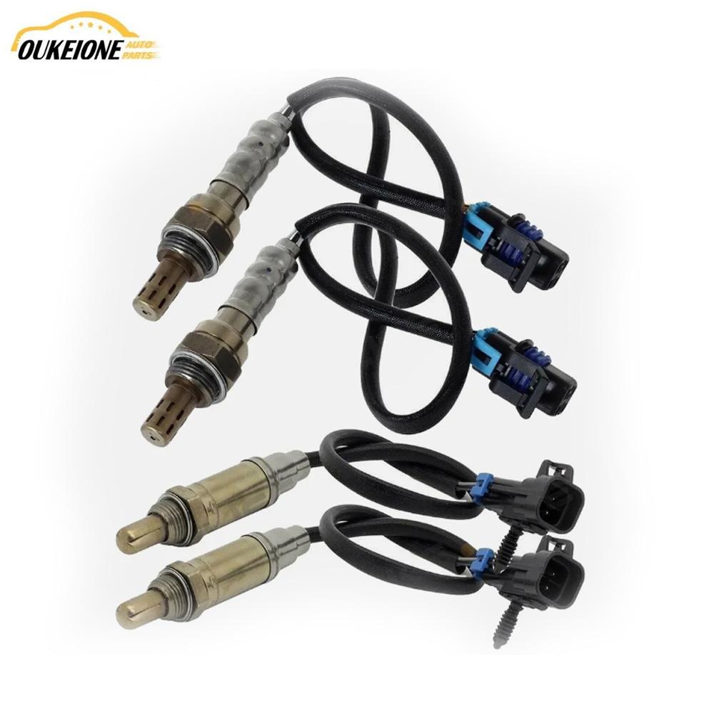 4pcs Oxygen Sensor for Chevrolet Avalanche Silverado Suburban Tahoe GMC Sierra Yukon 2007 Upstream Downstream 234-4112 234-4337