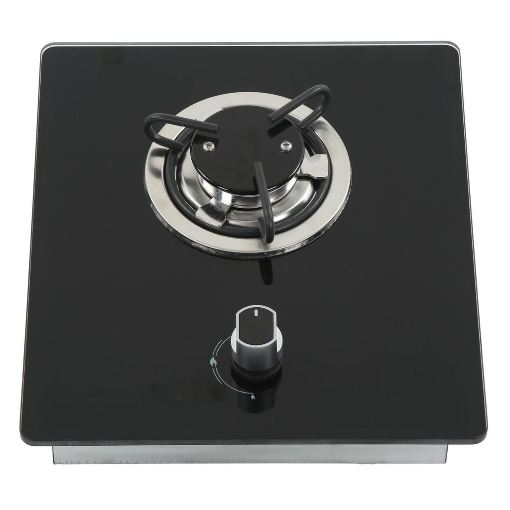 RV Gas Stove 290x325mm Tempered Glass Panel 1.8Kw Power Free Fire Adjustment for Caravan Yacht Boat