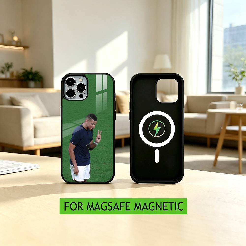 F-Football Star MbappeS-S  Phone Case For iPhone17,16,15,14,13,12,11 Plus,Pro Magnetic For Magsafe Wireless Charging