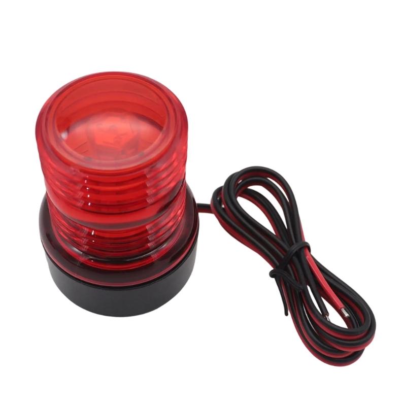 Waterproof Marine Grade Signal Lights with 8 LEDs Bright LED Boat Navigation Lights Plastic Lamp Suitable for Boats