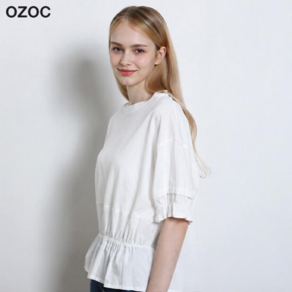 Ozoc Woven Color Block T shirT