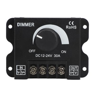 LED Dimmer Tek Kanallı Kademesiz Karartma Mükemmel Isı Dağılımı LED Işık Şeridi Dimmer DC