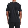 Under Armour Solid Color Logo Print Crew Neck Comfortable Sports T-Shirt Men Tops Black 1329581-003