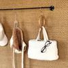 Stilvolle Große Henkeltasche für Damen Weiche Plüsch Pelzige Handtasche Geräumige Pendler Umhängetasche für Reisen Kaffee