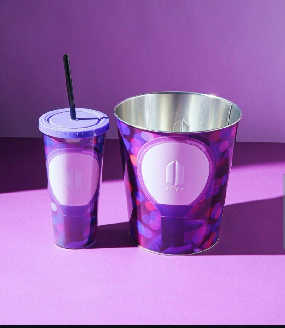 

[USED] Same-day shipping available from Korea s Megabox BTS ARMY cups, tumblers, and buckets.