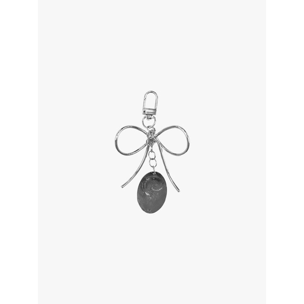 PinK PinEAPPLE RIBBON PinEAPPLE keyring_silver