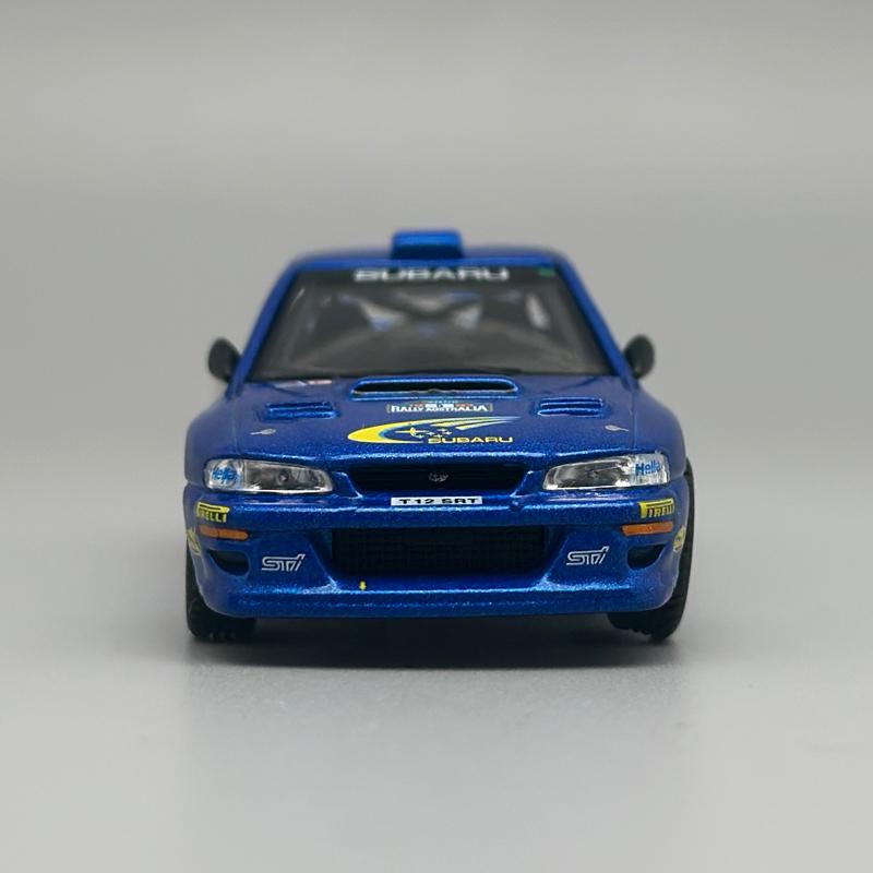 MINIGT 986 Subaru Impreza WRC99 1999 Rally Australia Winner #5 Australia exclusive Metal Blue 1:64 alloy car Model