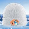 Rayman Frog Smiling Expression Duo Design Men Women Unisex Knitted Hat Beanie Pullover Cap Winter Thermal Warm Christmas Outdoor