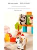 Wooden Cartoon Educational Balance Toy for Children: Creative Animal Beading for Parent-Child Interaction