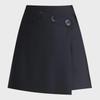 Women's High Waist Black Suit Shorts: Korean Style 2024 Spring/Autumn, Slim A-Line, Versatile, Loose Fit, Wide Leg.