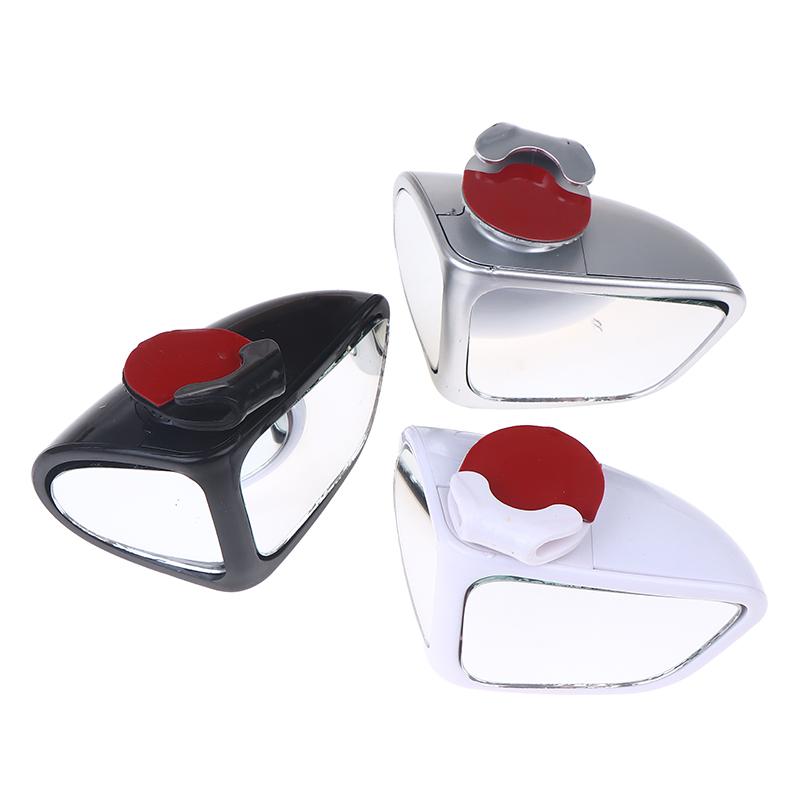 1/2 Stück Auto Totwinkelspiegel Auto Rückspiegel Doppelseitiger Spiegel 360 Grad Verstellbar Weitwinkel Totwinkelspiegel Rückfahr