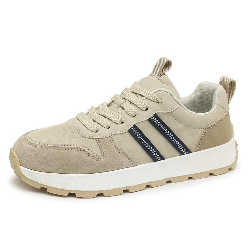 Fashion Ultra Fiber Leather Mens Sneakers Stylish Casual Shoes Non-Slip Outdoor Walking Shoes Leisure Walk Man Treking Footwear Trainers