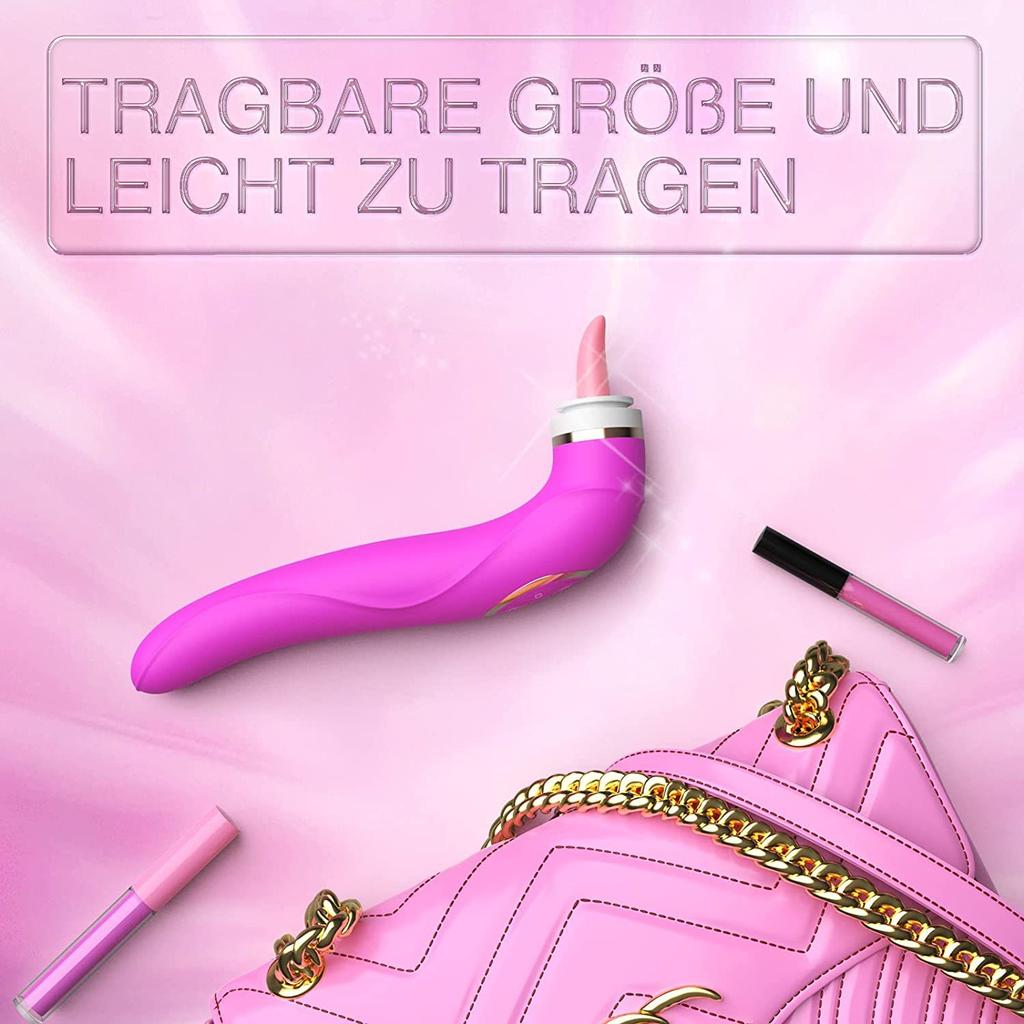 Succhiare vibratore giocattolo del sesso delle donne giocattoli per adulti virbatori giocattolo del sesso femminile giocattolo della lingua per le donne vibratore del punto G giocattoli per capezzoli stimolatore del clitoride