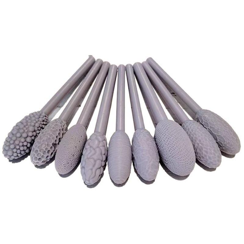 

Набор овальных текстурных роликов из глины с инструментами для моделирования - Премиальный набор для лепки из глины для керамики, полимерной глины, изготовления керамики своими руками