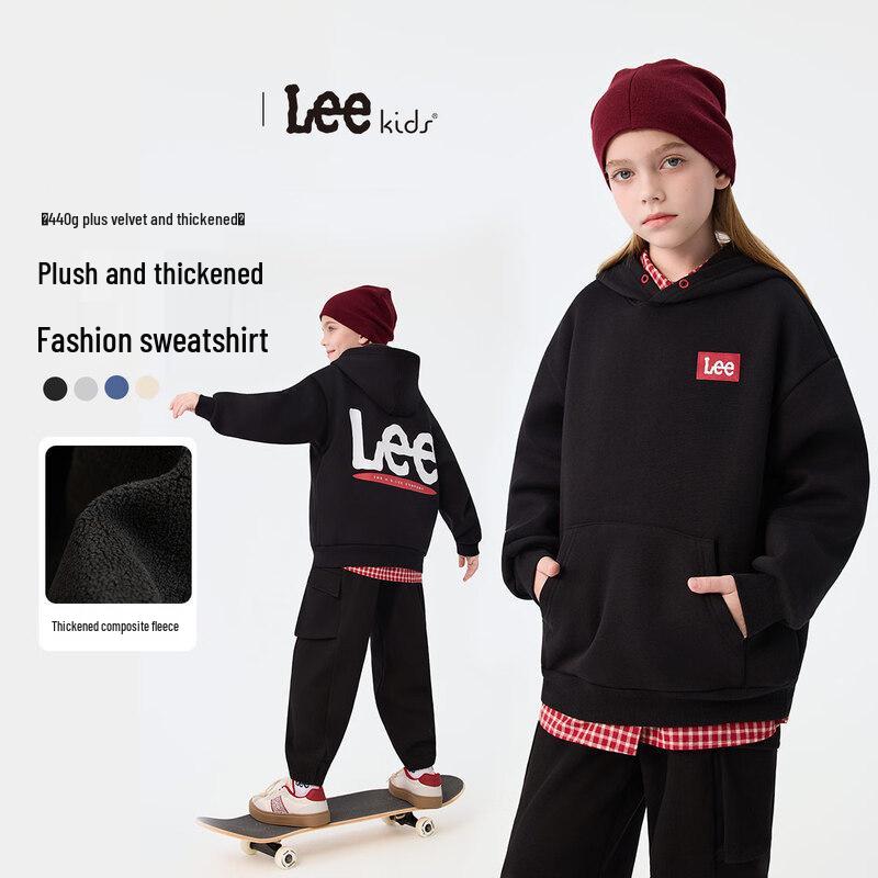 LeeKids Fleece Lined Hooded Sweatshirt 140