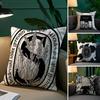 Light Iuxury Natural D-Diptyques Pillow Case Comfort Sofa Bed Silky Elegant Invisible Zipper Decorative Cushion Cover