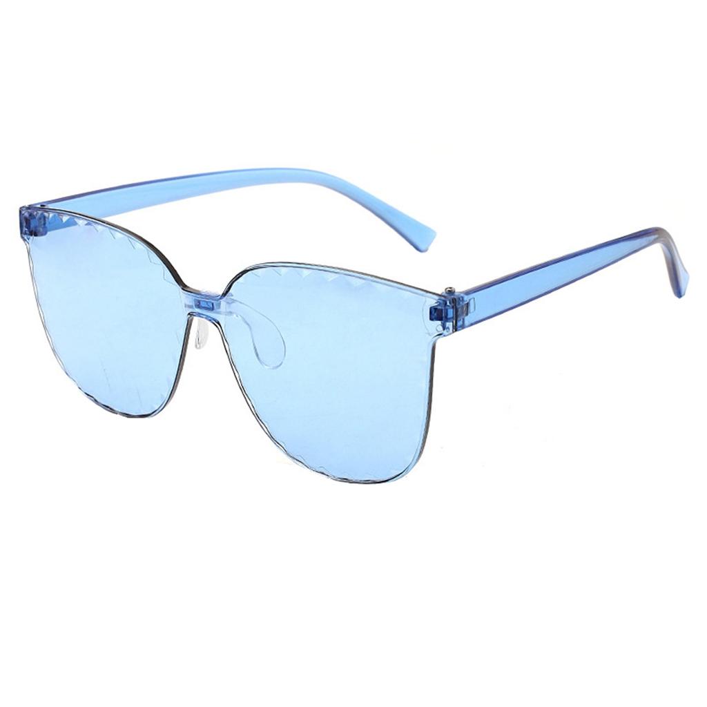 Rimless Lace Sunglasses Jelly Transparent Sunglasses