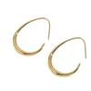 Elegant Water Drop Earrings: European & American Design, Light-Sensitive, Cold Style, Unique & Simple Hoop Earrings for Women