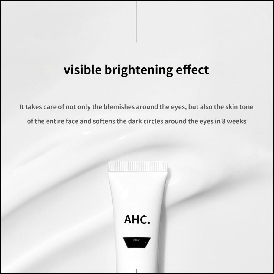 AHC Pro Shot Gluta Aktivierung Bright 3 Kapsel Infundierte Augencreme 30ml – Aufhellende Duale Augen- & Gesichtscreme