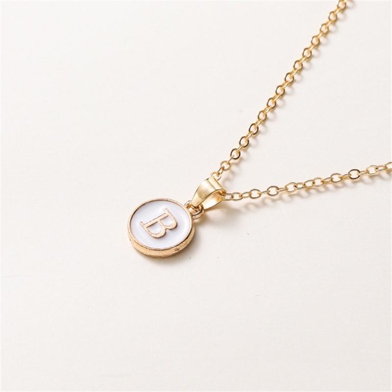 2025 New Fashion Personalized 26 Initials Charm Necklace For Women Men Premium Design Name Necklace Ladies Jewelry Gift