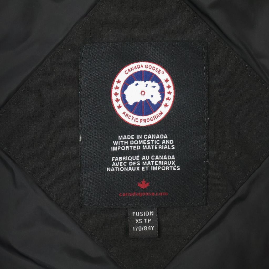 CANADA GOOSE [Excellent Condition/Domestically Authorized SAZABY LEAGUE Co., Ltd.] 3805MA CARSON PARKA Carson Parka Down Jacket FUSION XS/TP blackUsed