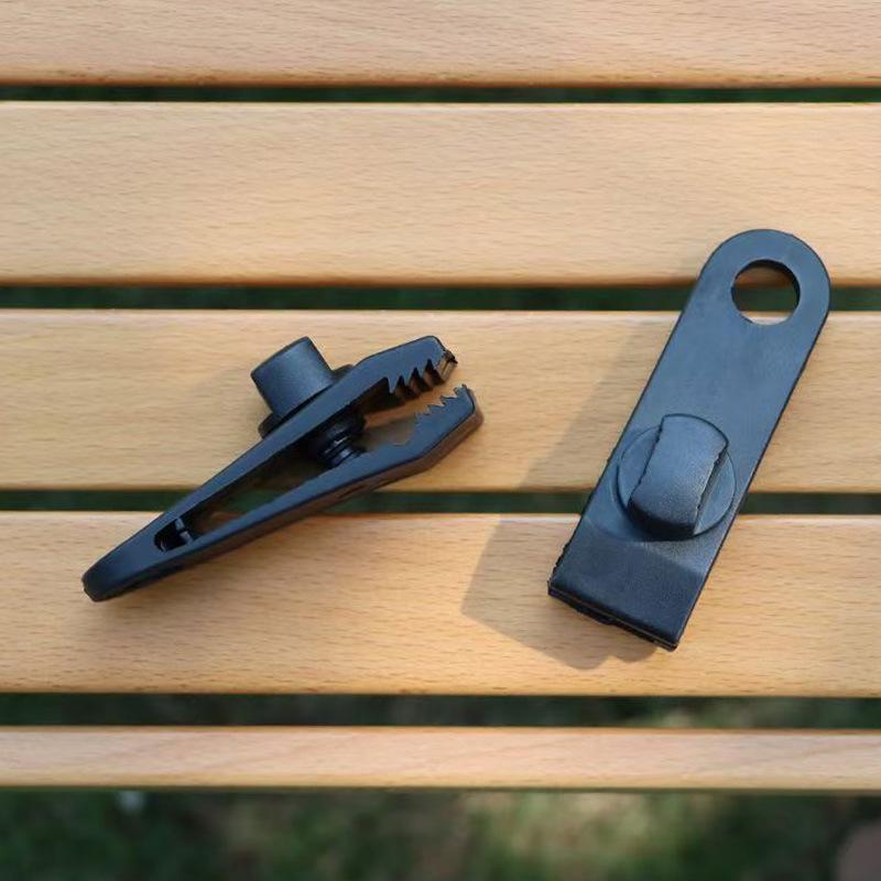6 Stück Outdoor-Zeltplane Befestigungsclip Verstärkter Nylon Spiral-Zeltclip Schnalle