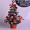 Mini Artificial Christmas Tree with Lights: 30cm/40cm Tabletop Decoration with Ornaments