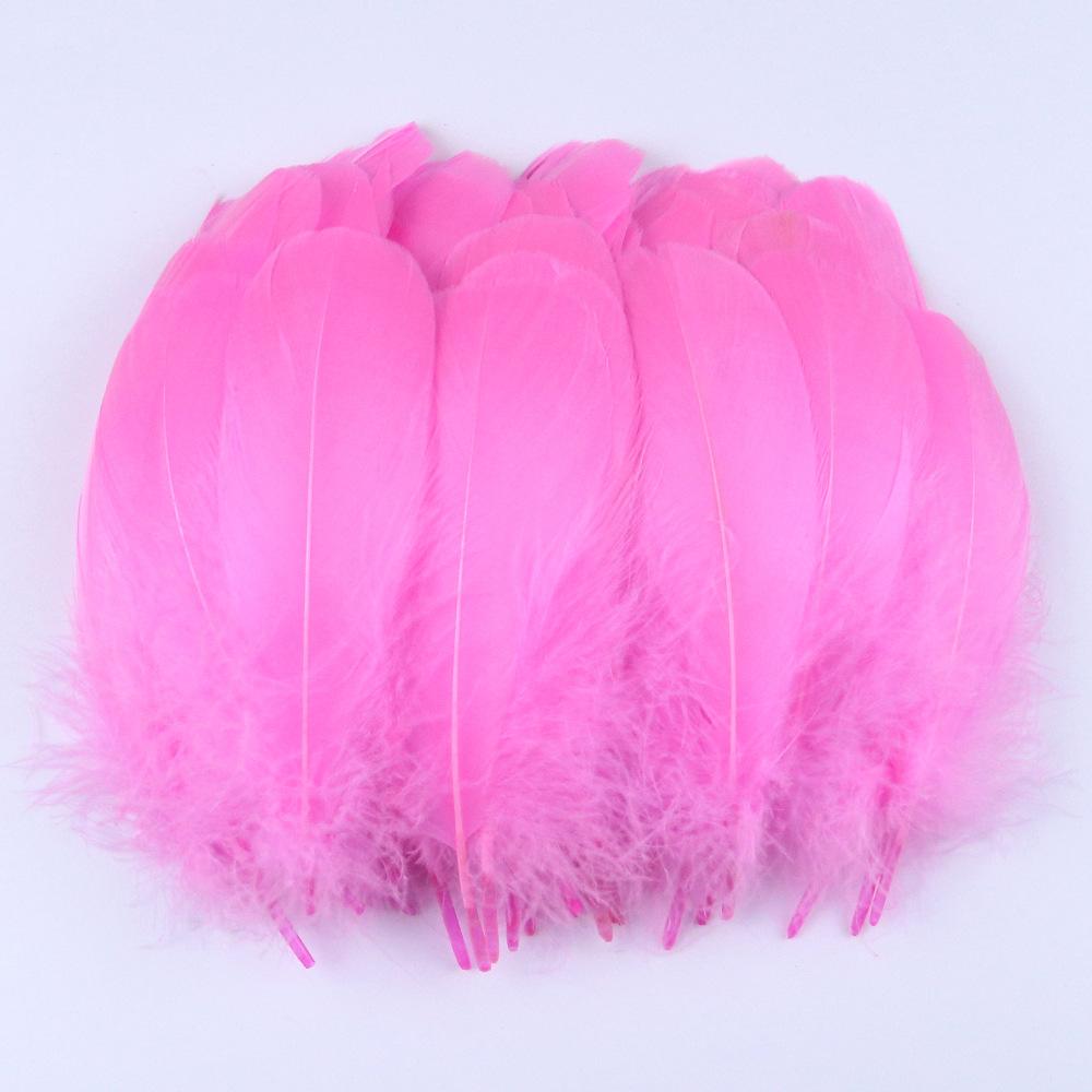 Goose Feather Diy Colorful Feather Soft Large Floating Feather Headdress Craft Decoration Material