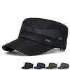 Summer Men's Full Mesh Breathable Flat Cap Outdoor Sunscreen Sports Baseball Cap